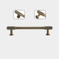 Knurled Brass Cabinet Pulls and Drawer Handles