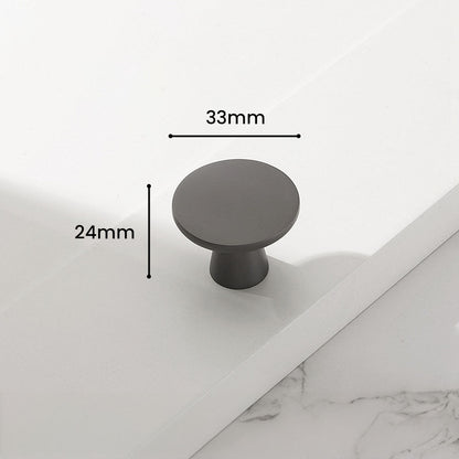 Slim Round Bar Cabinet Pulls and Knobs for Vanities