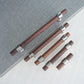 Solid Wood Walnut Furniture Pulls