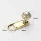 Textured Brass Cabinet Handles and Knobs in Gold / Black