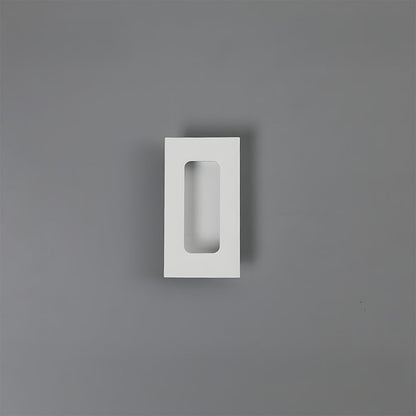 Rectangular Aluminum Recessed Finger Pulls