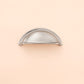 Half-Round Brass Cabinet Cup Pulls for Drawers