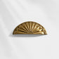 3 Inch Zinc Alloy Antique Shell Cabinet Cup Pulls