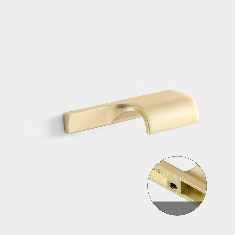 Low-Profile Finger Pulls for Wardrobes and Drawers