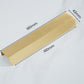 Brass Hidden Finger Cabinet Pulls with Brushed Gold Finish