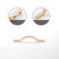 Zinc Alloy Curved Wave Cabinet Handles, Pulls, and Knobs