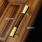 Vintage Brass and Wood Cabinet Pulls for Cabinets and Drawers
