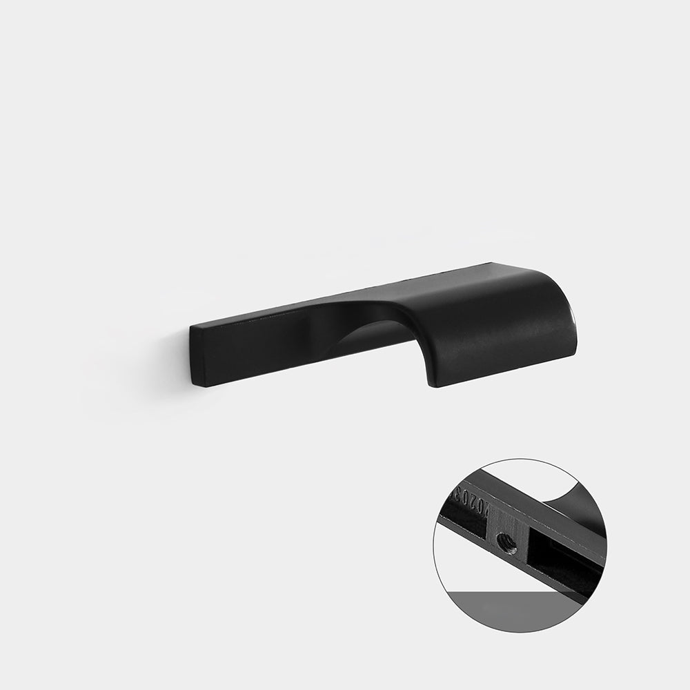 Low-Profile Finger Pulls for Wardrobes and Drawers