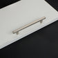 Brushed Square Cabinet Handles and Knobs, Zinc Alloy