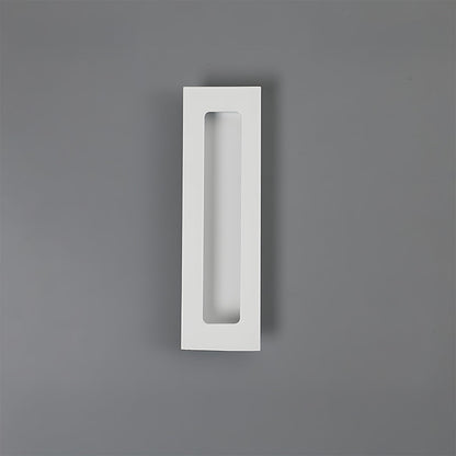 Rectangular Aluminum Recessed Finger Pulls