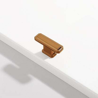Stepped Rectangular Cabinet Pulls and T-Knobs