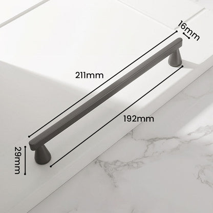 Slim Round Bar Cabinet Pulls and Knobs for Vanities