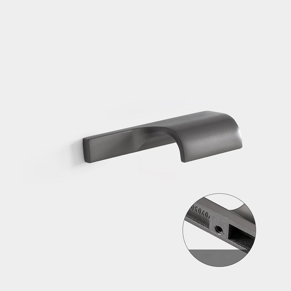 Low-Profile Finger Pulls for Wardrobes and Drawers