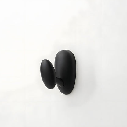 Solid Brass Pebble Wall Hooks for Coats & Towels