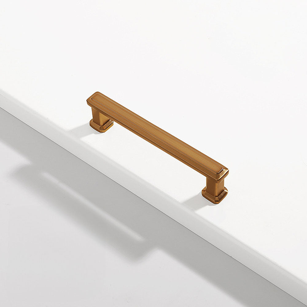 Stepped Rectangular Cabinet Pulls and T-Knobs