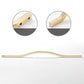 Zinc Alloy Curved Wave Cabinet Handles, Pulls, and Knobs