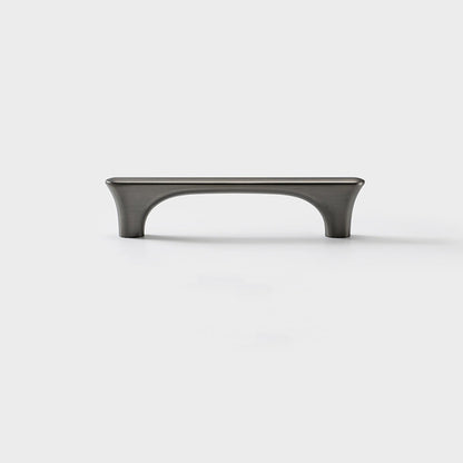 Arched Half Moon Cabinet Handles and Knobs, Zinc Alloy