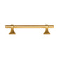 Vintage Brass Round Bar Cabinet Pulls