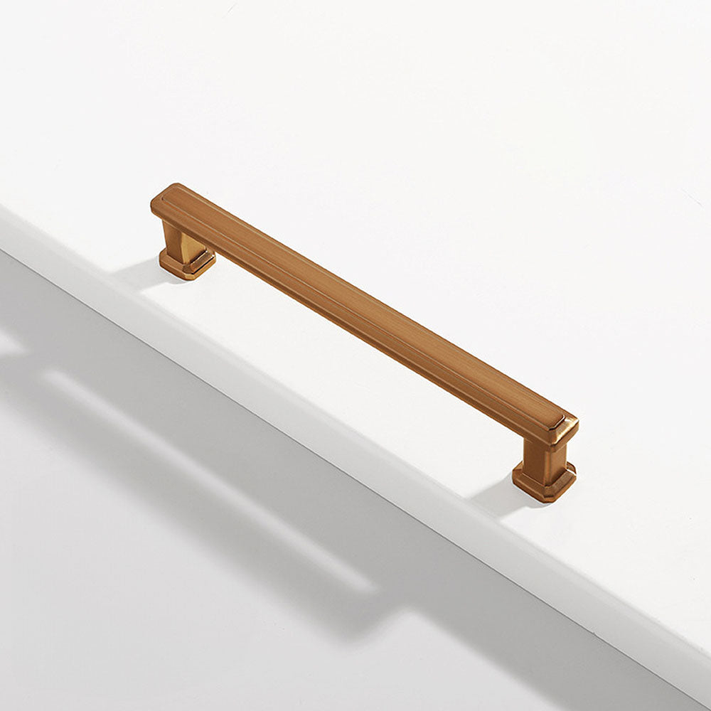 Stepped Rectangular Cabinet Pulls and T-Knobs