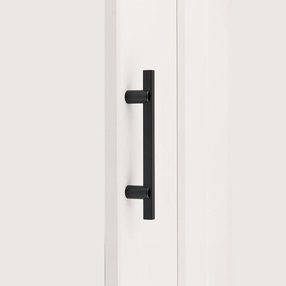 Two-Tone Slim Bar Cabinet Pulls for Wardrobes