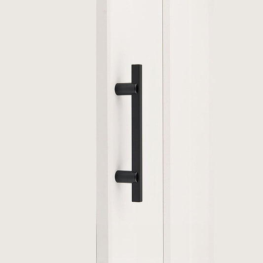 Two-Tone Slim Bar Cabinet Pulls for Wardrobes
