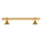 Vintage Brass Round Bar Cabinet Pulls