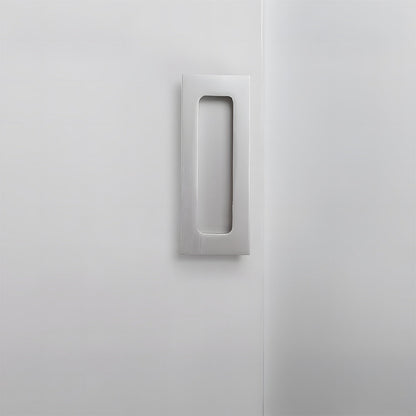 Rectangular Aluminum Recessed Finger Pulls