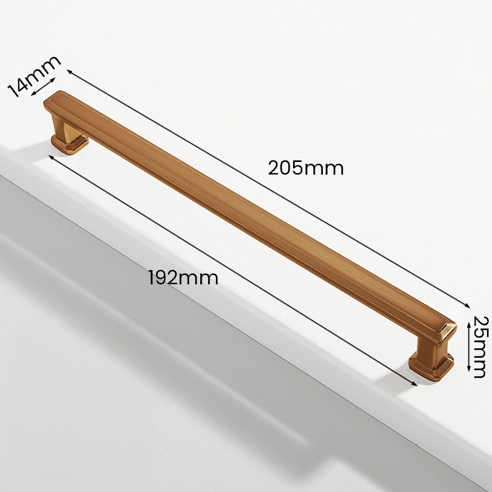 Stepped Rectangular Cabinet Pulls and T-Knobs