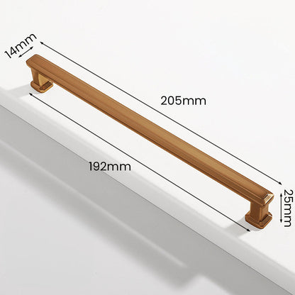 Stepped Rectangular Cabinet Pulls and T-Knobs