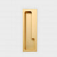 Recessed Cabinet Pulls with Offset Finger Grip