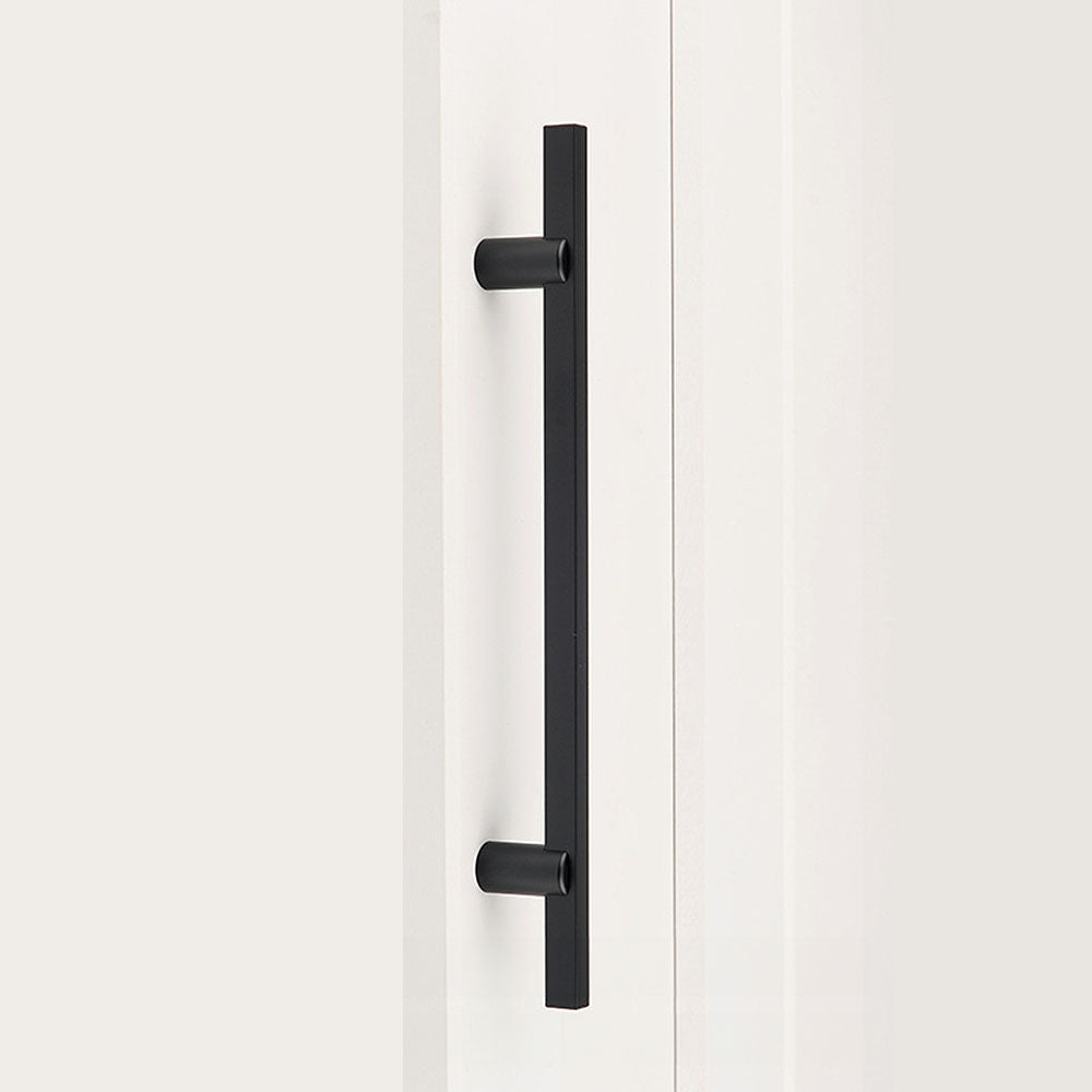 Two-Tone Slim Bar Cabinet Pulls for Wardrobes