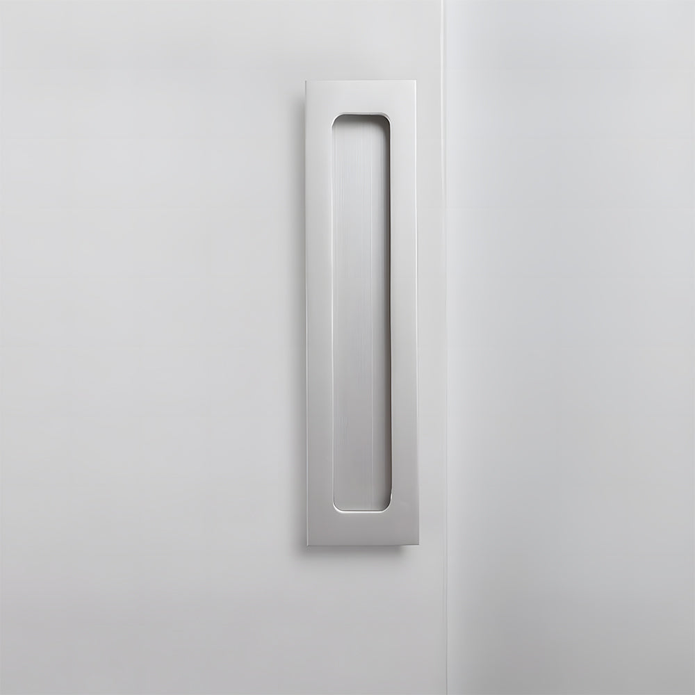 Rectangular Aluminum Recessed Finger Pulls