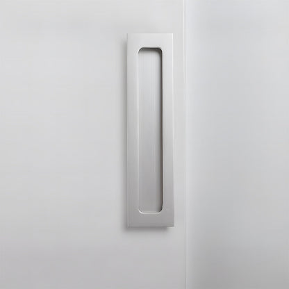 Rectangular Aluminum Recessed Finger Pulls