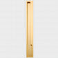Recessed Cabinet Pulls with Offset Finger Grip
