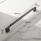 Square Cabinet Pulls and Knobs in Zinc Alloy