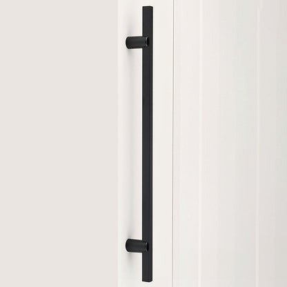 Two-Tone Slim Bar Cabinet Pulls for Wardrobes