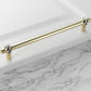 Faceted Crystal Glass Cabinet Pulls and Knobs in Gold
