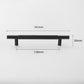 Knurled Round Bar Cabinet Handles and Knobs