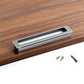 Low-Profile Recessed Finger Pull Cabinet Handles