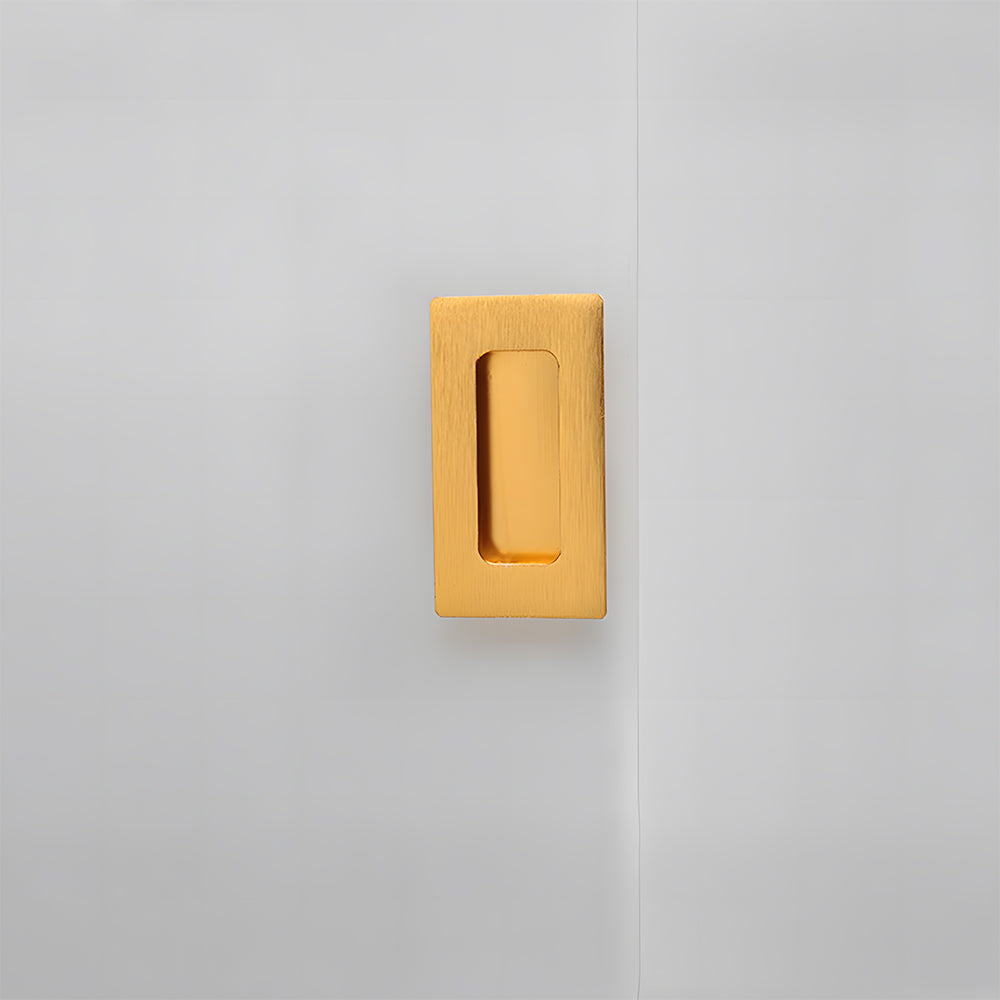 Rectangular Aluminum Recessed Finger Pulls