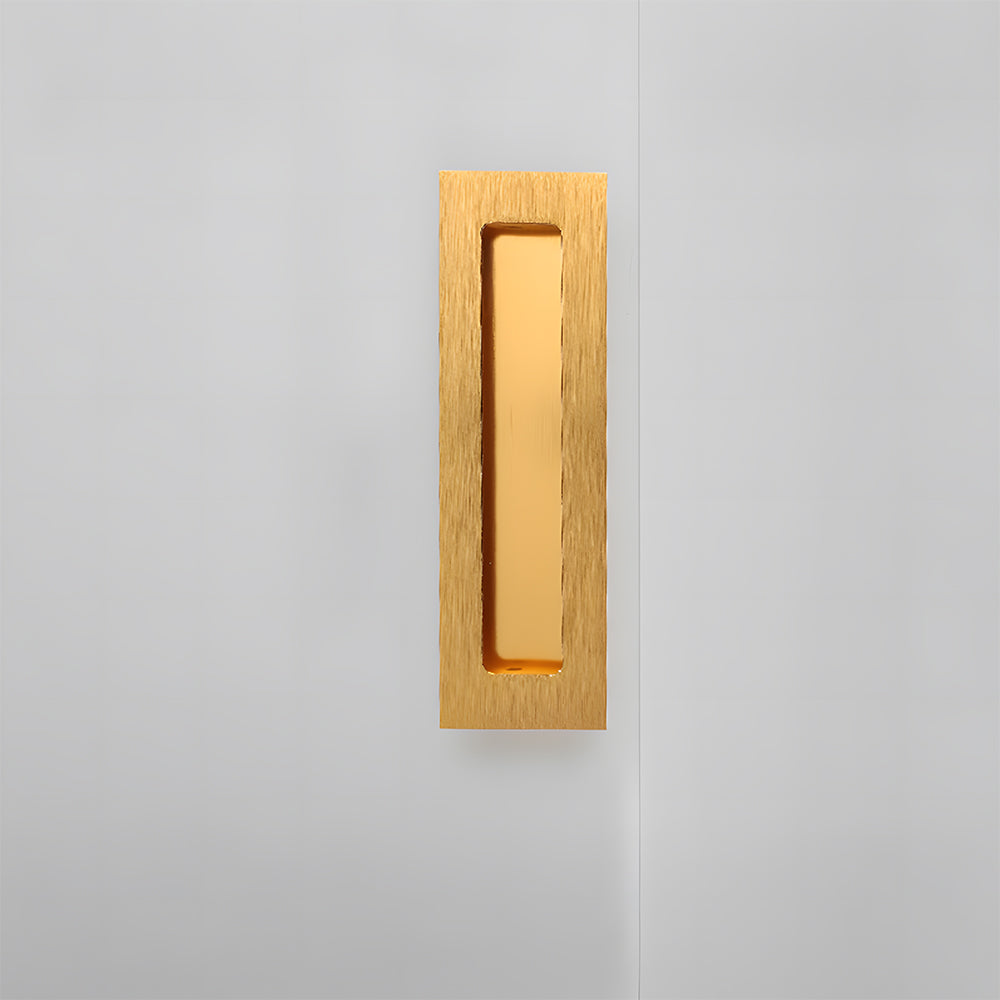 Rectangular Aluminum Recessed Finger Pulls