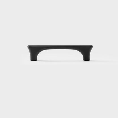Arched Half Moon Cabinet Handles and Knobs, Zinc Alloy