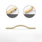 Zinc Alloy Curved Wave Cabinet Handles, Pulls, and Knobs
