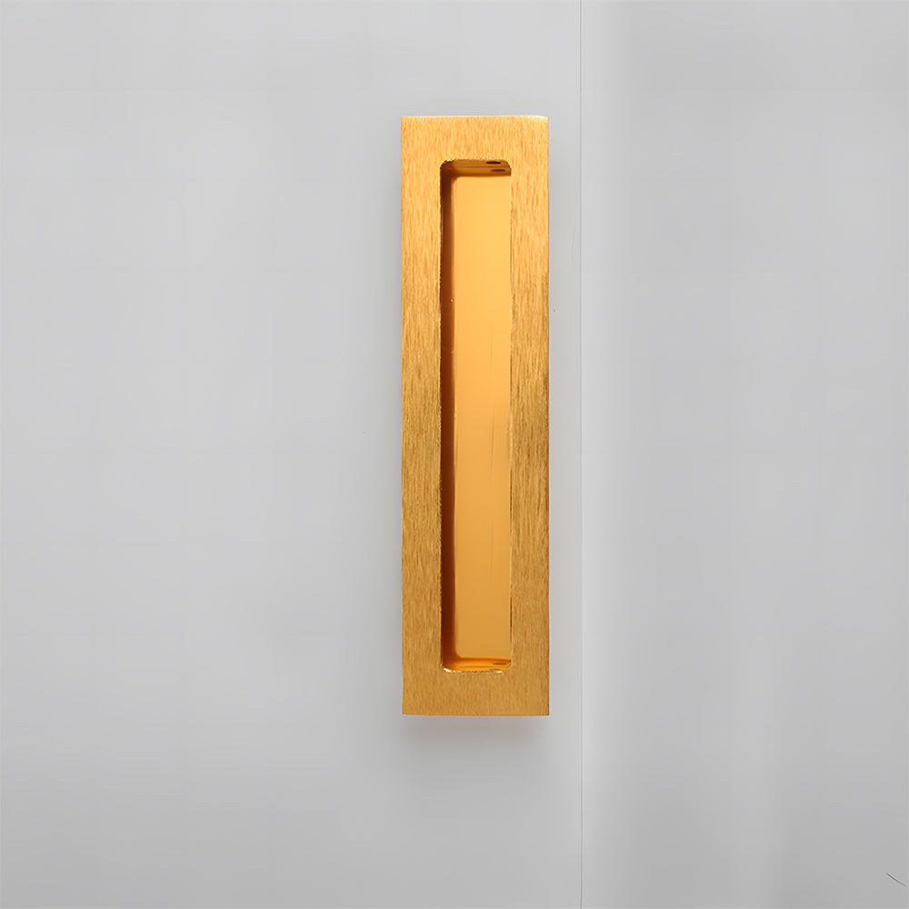 Rectangular Aluminum Recessed Finger Pulls