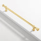 Nordic Gold Round Bar Cabinet Pulls