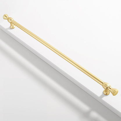 Nordic Gold Round Bar Cabinet Pulls