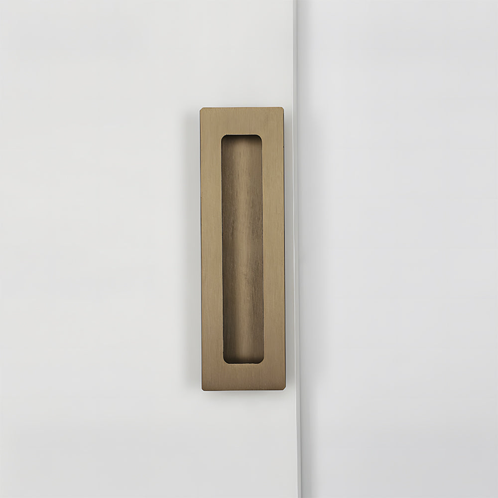 Rectangular Aluminum Recessed Finger Pulls