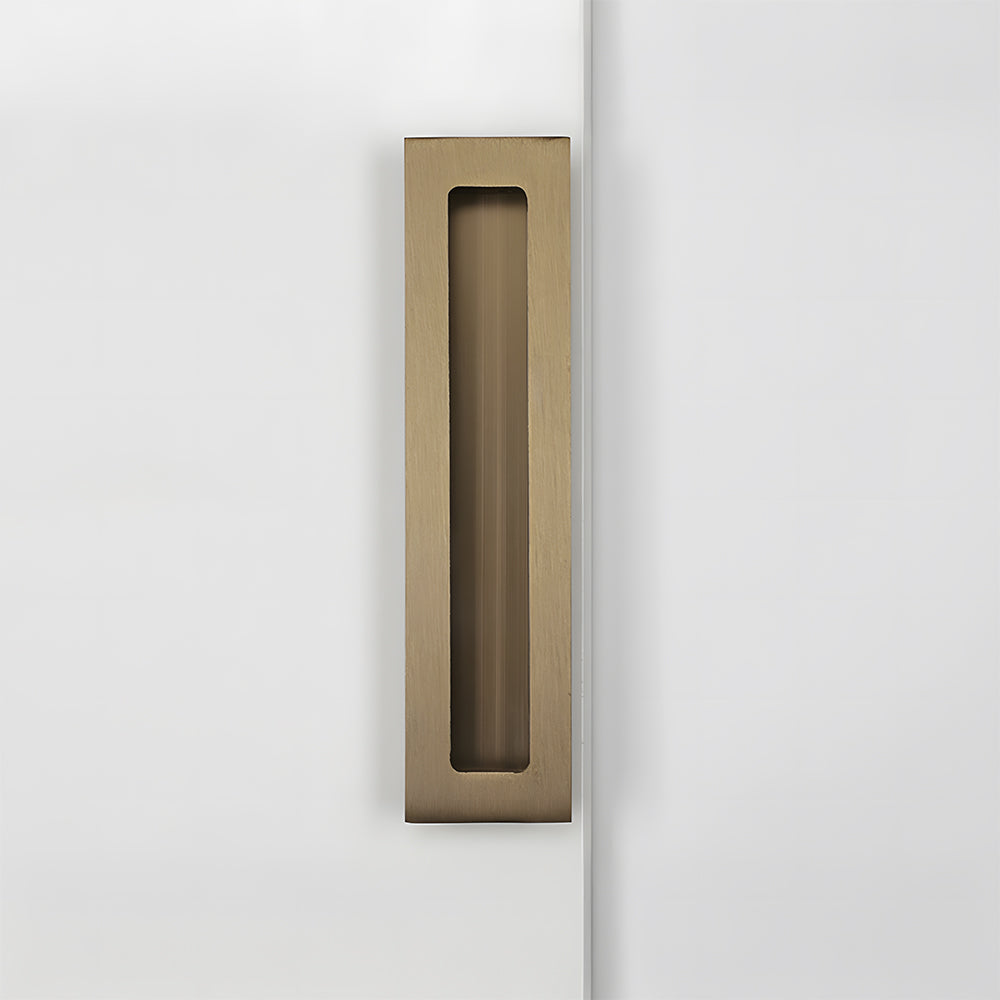 Rectangular Aluminum Recessed Finger Pulls