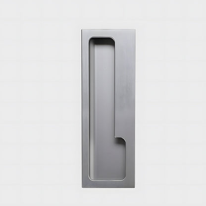 Recessed Cabinet Pulls with Offset Finger Grip