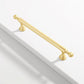 Grooved Gold Zinc Alloy Cabinet Handles and Knobs